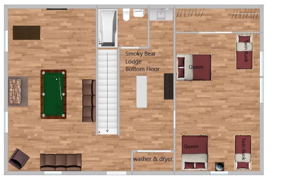 Smoky Bear Lodge With Guest House, Hot Tub, 1089 Free Tickets Each Paid Day, Dollywood And More Севьервилл Экстерьер фото